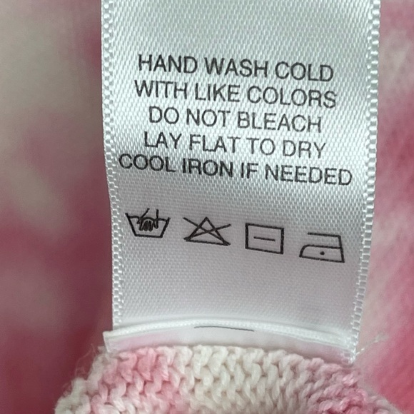 Michael Stars Tie Dye Cotton cardigan sweater 70’s Preppy Festival Acadamia EUC - Picture 7 of 7